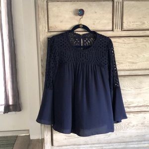 Lilly Pulitzer Size 10 NWT navy “Amenna” top